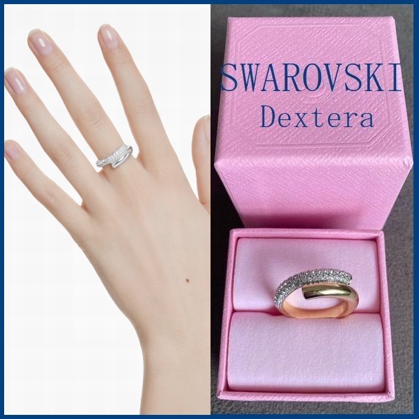 【Swarovski】Dextera リング 純正箱付き スワロフスキー】Dextera リング 純正箱付き